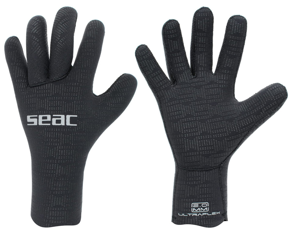 SEAC Ultraflex, 2 mm Ultra-Elastic Neoprene Gloves for Diving and Spearfishing,