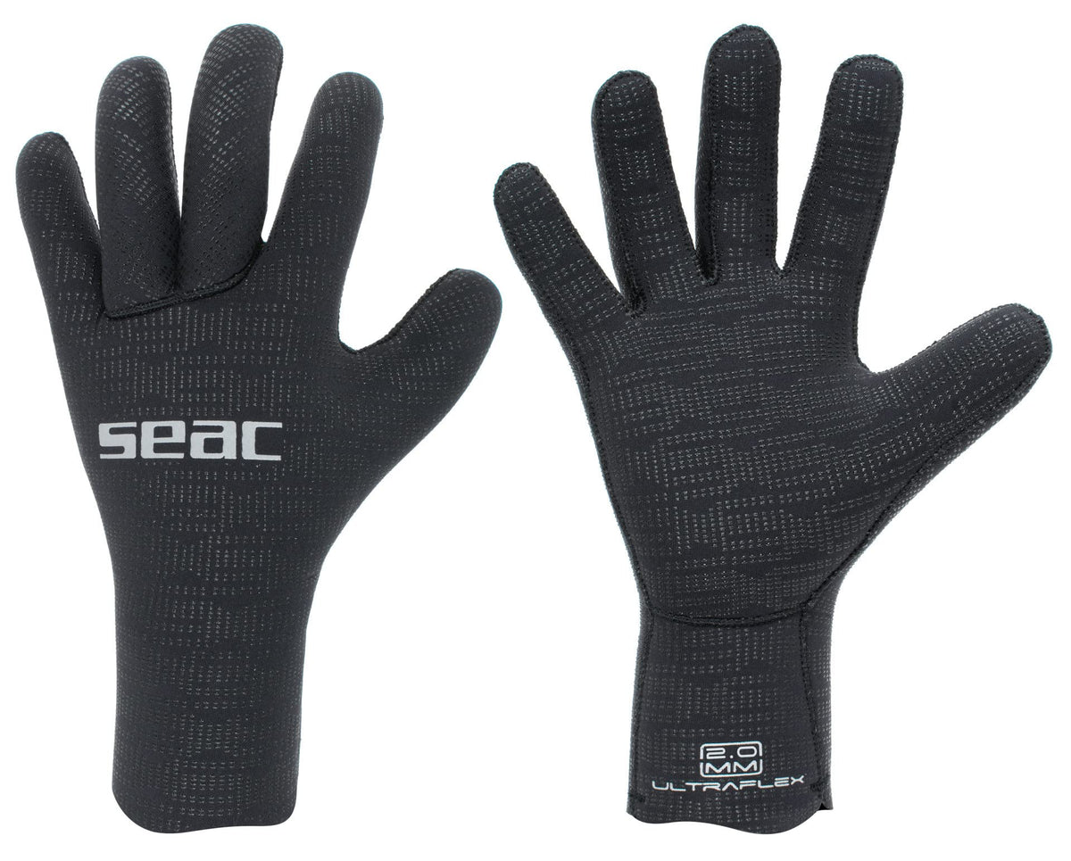 SEAC Ultraflex, 2 mm Ultra-Elastic Neoprene Gloves for Diving and Spearfishing,