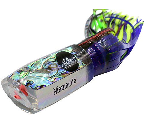 Large 15" Marlin Lure Mamacita - True Abalone Shell