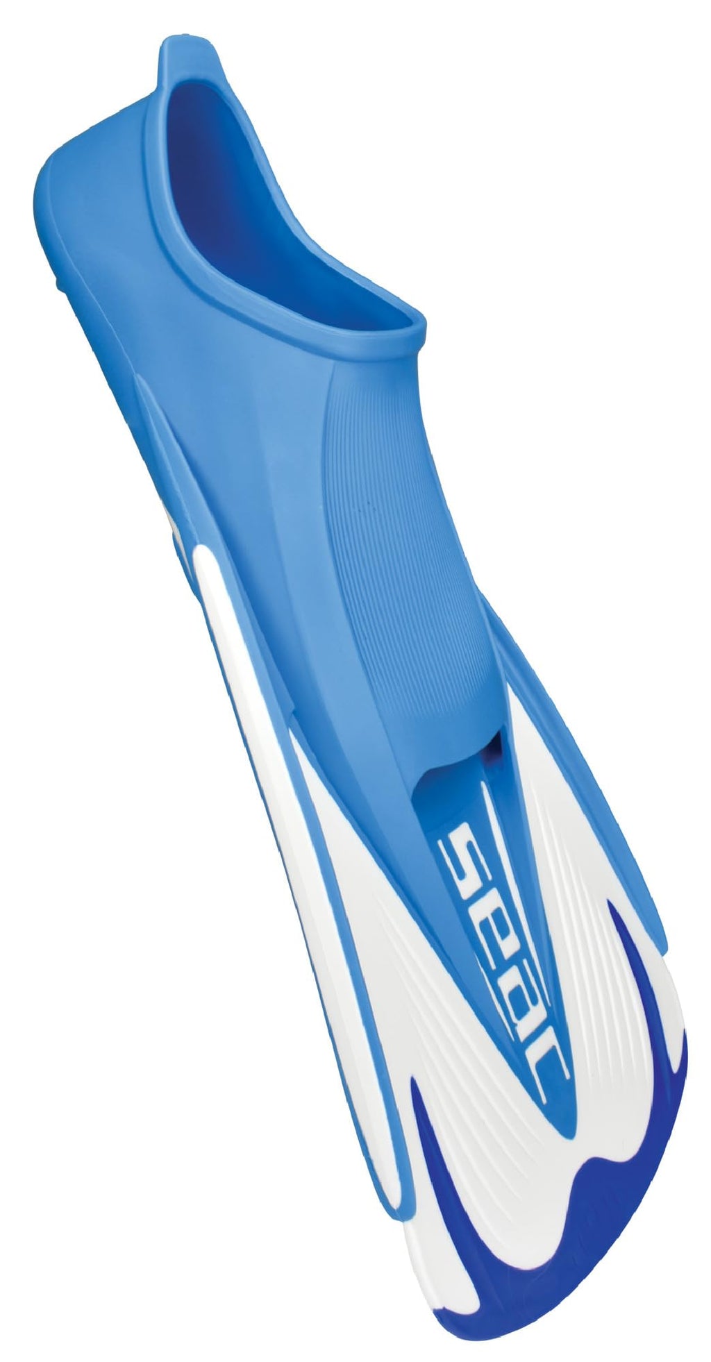 SEAC Men's Team Snorkeling Swim Fins, Blue, Small/7-7.5, view 4