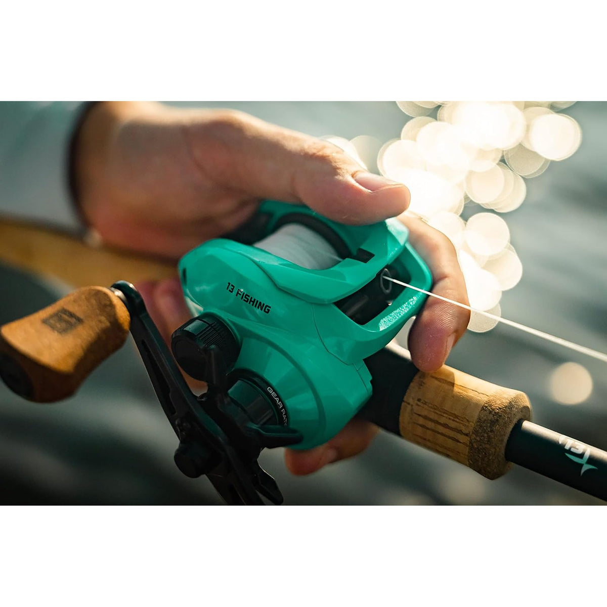 13 FISHING - Modus TX2 Baitcast Reel - 7.3:1 Gear Ratio - Left Hand Retrieve (Sa