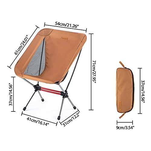 Naturehike Camping Chair, Foldable Chair with Storage Bag, Outdoor Portable Chai