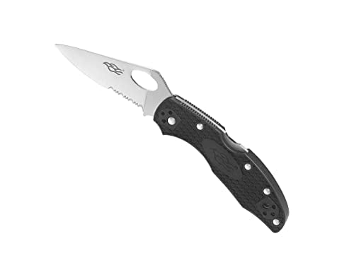 Firebird GANZO F759MS-BK Serrated Blade Pocket Folding Knife 440C, view 5