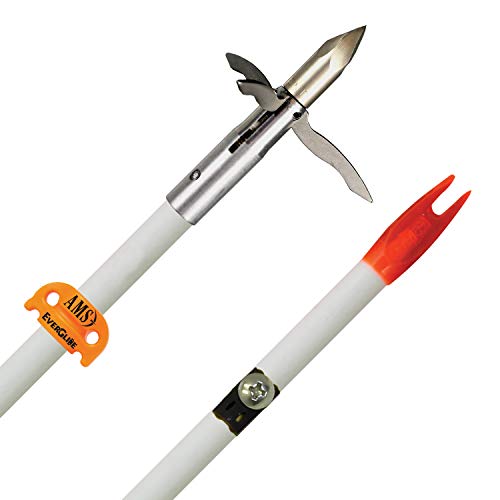 AMS Bowfishing A206-Wht Fiberglass Arrow Ankorfx Point