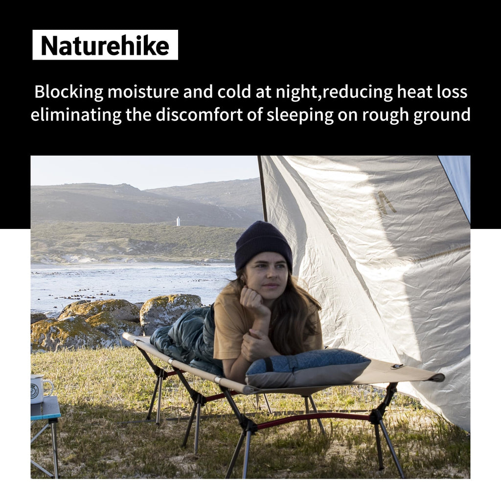 Naturehike ArmyWild Folding Camping Cot, Height Adjustable Ultralight Backpackin, view 5