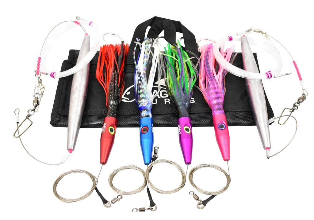 High Speed Wahoo Lures Tournament Plomerito Set