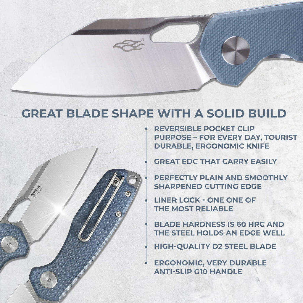 Firebird GANZO FH924-GY Ball Bearing Pocket Folding Knife, view 6