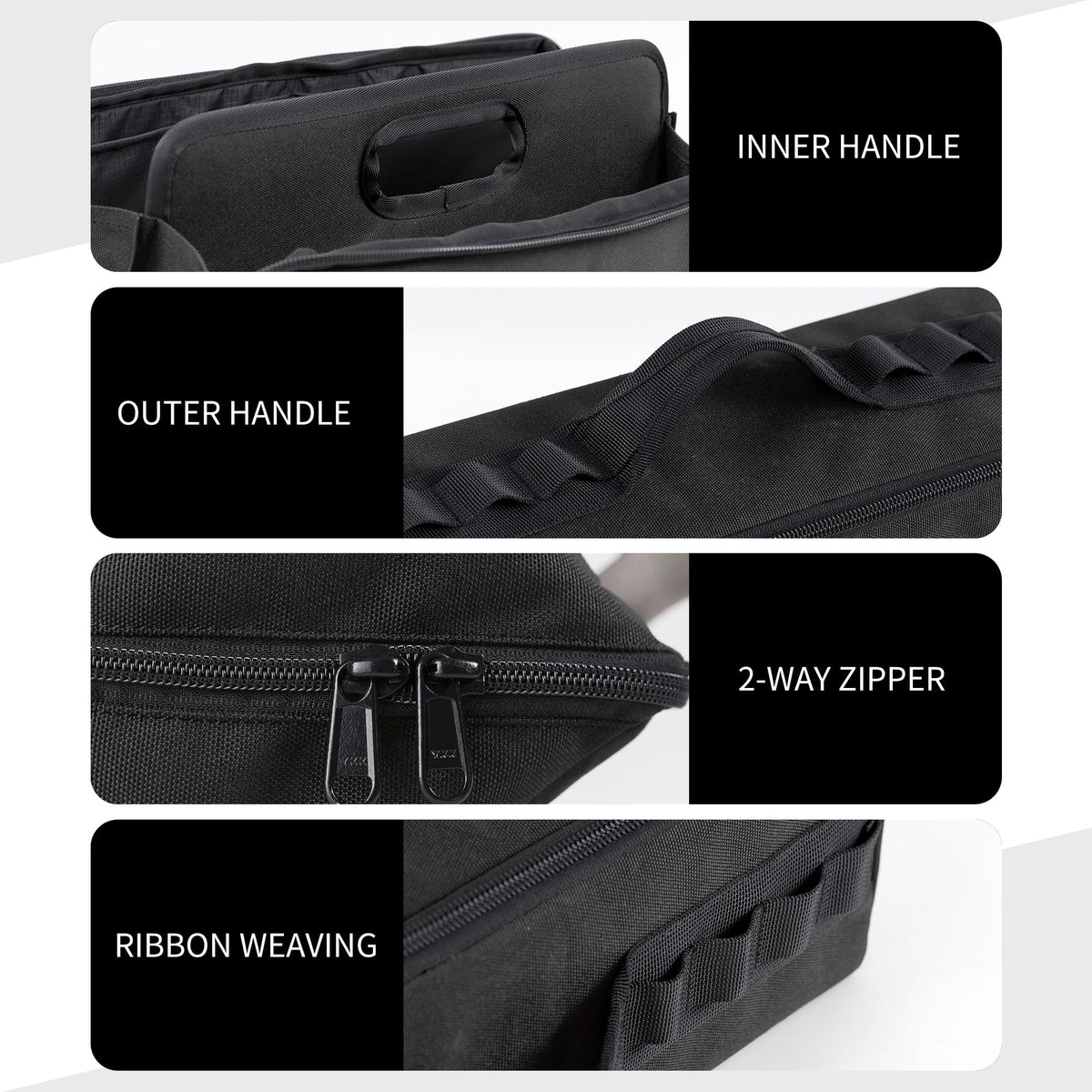 Naturehike Folding Tool Bag, Multifunctional Tool Storage Bag, Zippered Duffel B