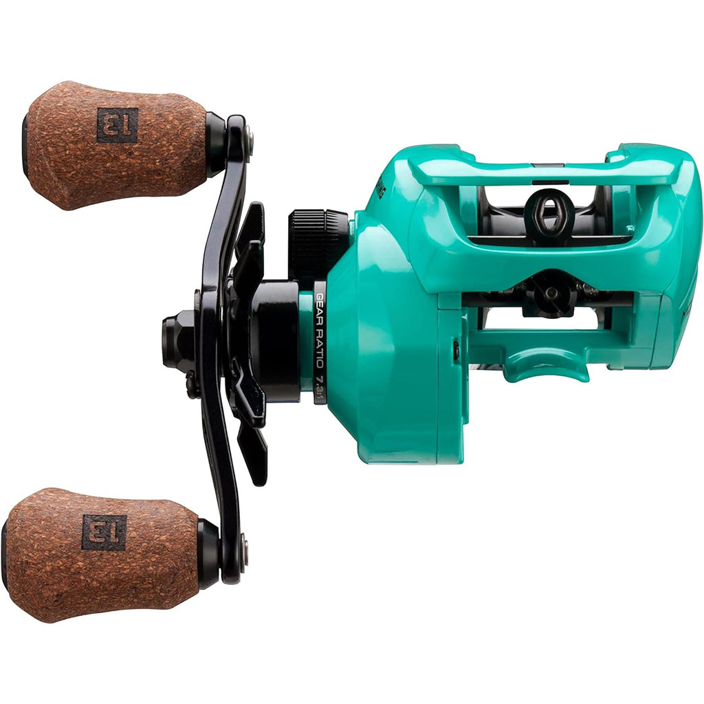 13 FISHING - Modus TX2 Baitcast Reel - 7.3:1 Gear Ratio - Left Hand Retrieve (Sa