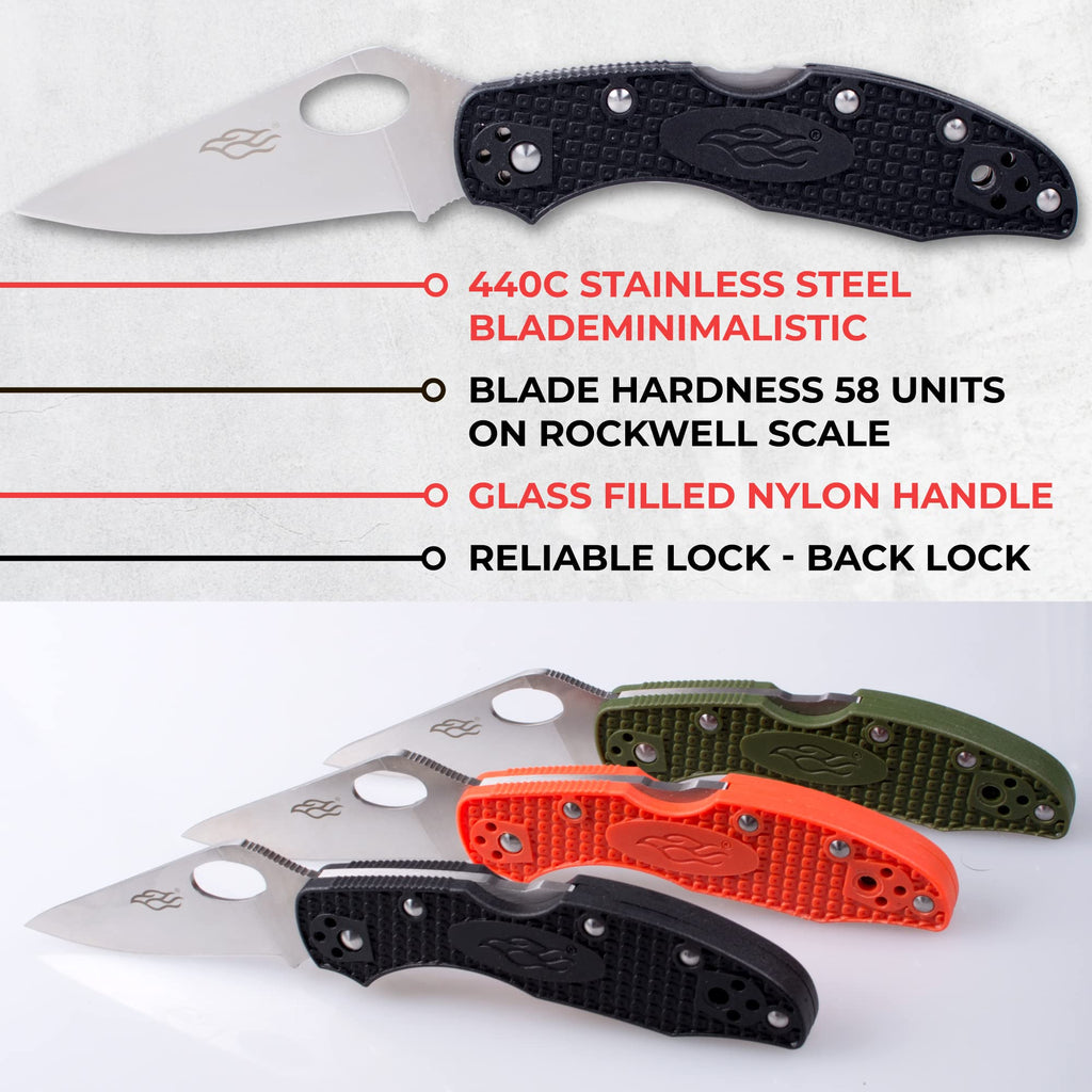 GANZO Firebird F759M Pocket Folding Knife 440C, view 6