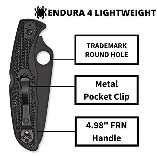 Spyderco Endura 4 Lightweight Signature Knife with 3.80"