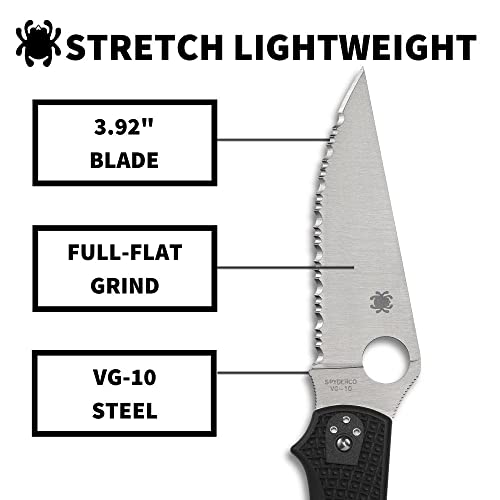 Spyderco Stretch 2 XL Signature Lightweight Pocket Knife with 3.43", view 3