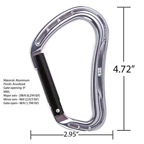 Rock-N-Rescue 20-Foot Webbing and Carabiner Combo, view 2