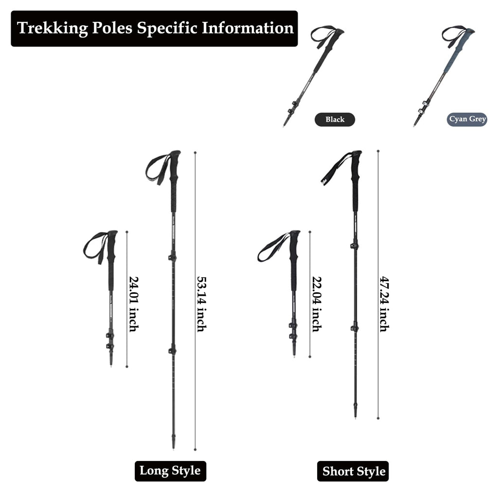 Outdoor Mountaineering Wand Hiking Wand Foldable and Stretchable Lightweight Tac, view 6