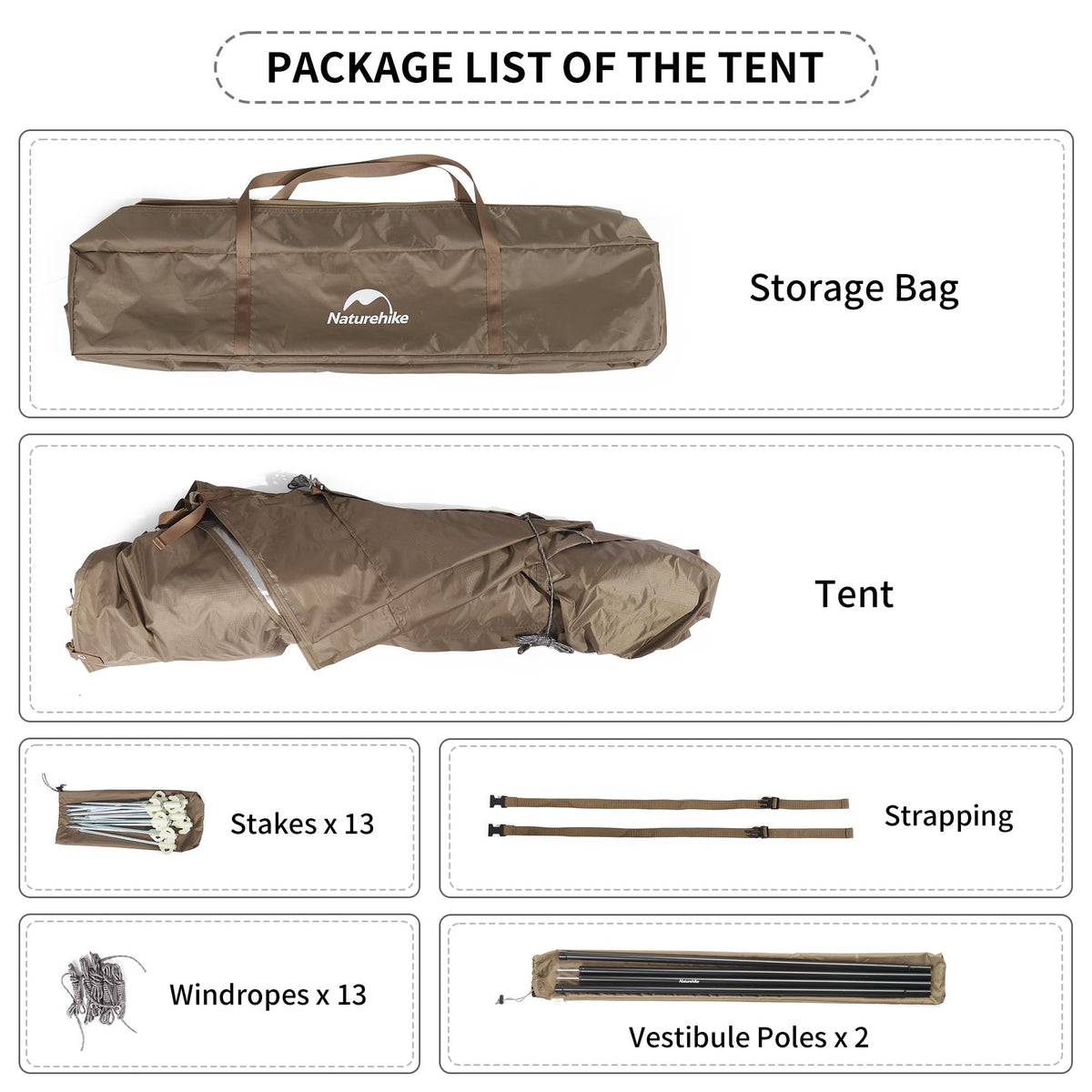 Naturehike Cot Tent for Camping,Easy Setup Pop up Tents for Camping, 1 Person 3