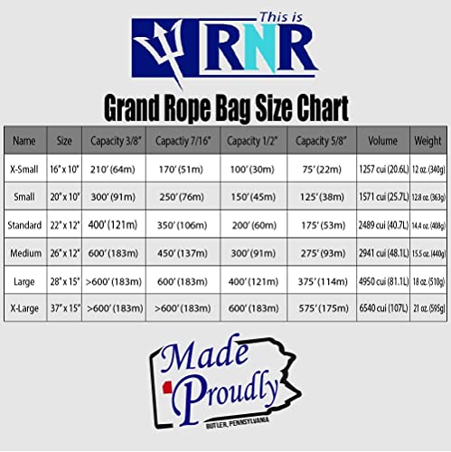 Rock-N-Rescue Grand Rope Bag Premium Climbing Gear Storage Backpack Heavy-Duty