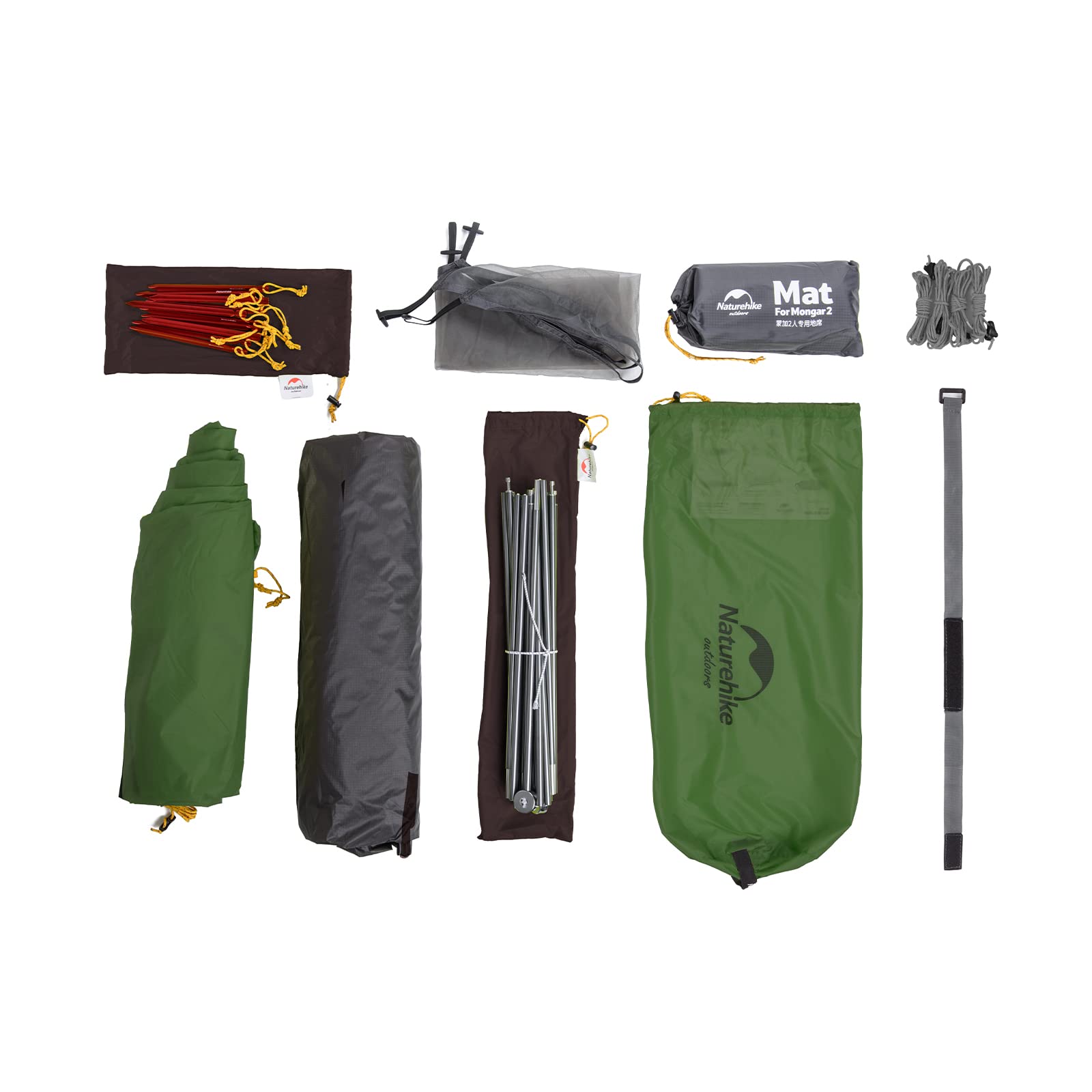 Naturehike Mongar Backpacking Camping Tent 2 Person Lightweight 3 Season Waterpr