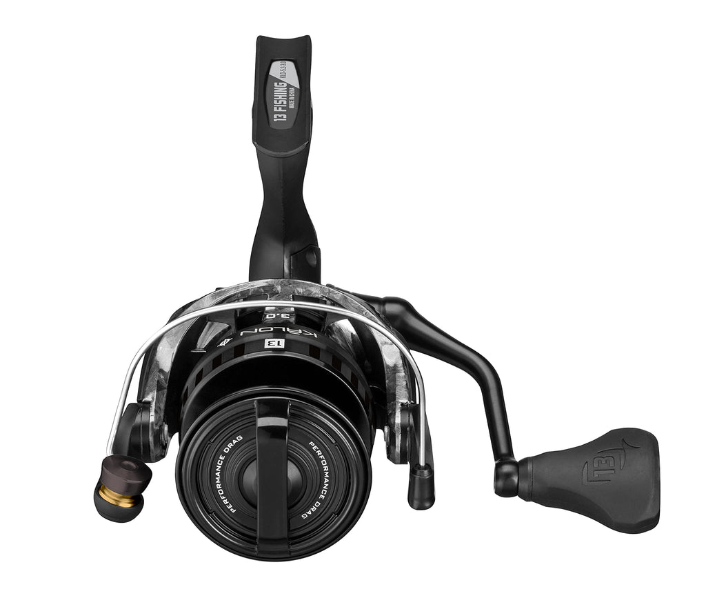 13 FISHING - Kalon O Blackout Spinning Reel - 5.2:1 Gear Ratio - 4.0 Size (Salt+, view 6