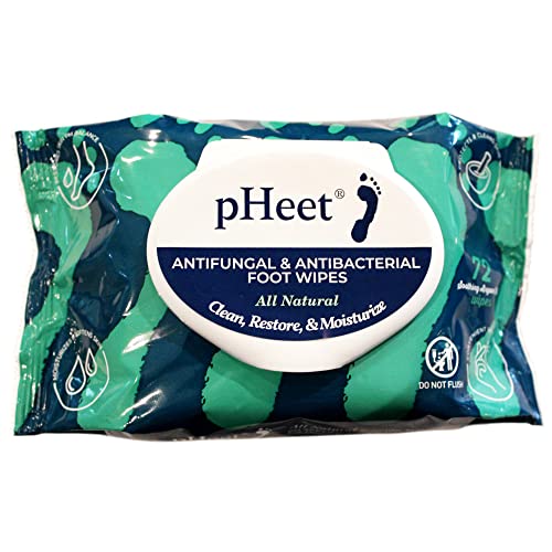 pHeet® Foot Wipes - All-Natural Antifungal & Antibacterial Formula