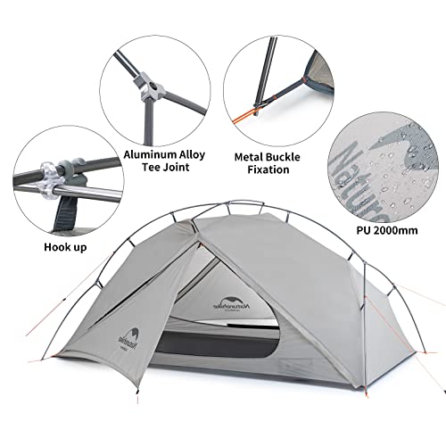 Naturehike VIK 2 Person Ultralight Backpacking Tent, Ultralight Tent for 2 Perso