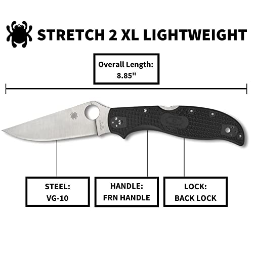 Spyderco Stretch 2 XL Signature Lightweight Pocket Knife with 3.43"