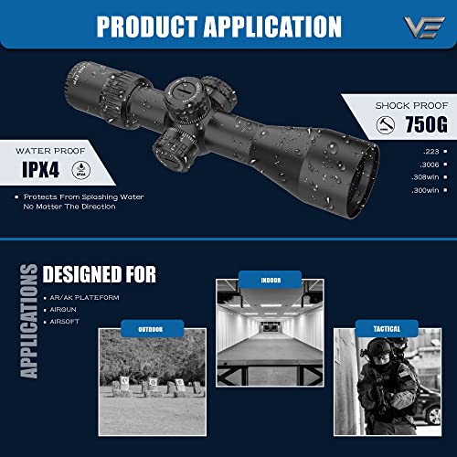 Vector Optics Veyron 3-12x44 FFP 30mm Monotube Compact Riflescope