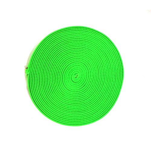 Rock-N-Rescue Heavyweight Nylon Tubular Webbing Neon Green 25 ft Bundle w/Phanto, view 2