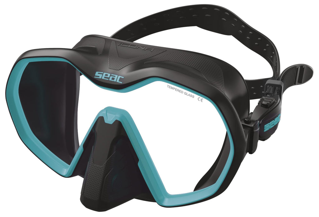 Seac Icona, Frameless Single-Lens mask for Scuba Diving 100% Made in Italy, Tiff