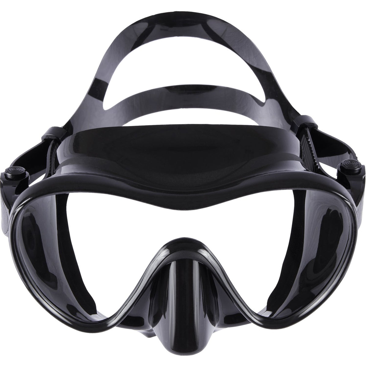 IST MP110 Frameless Dive Mask, Single Panoramic Shatterproof