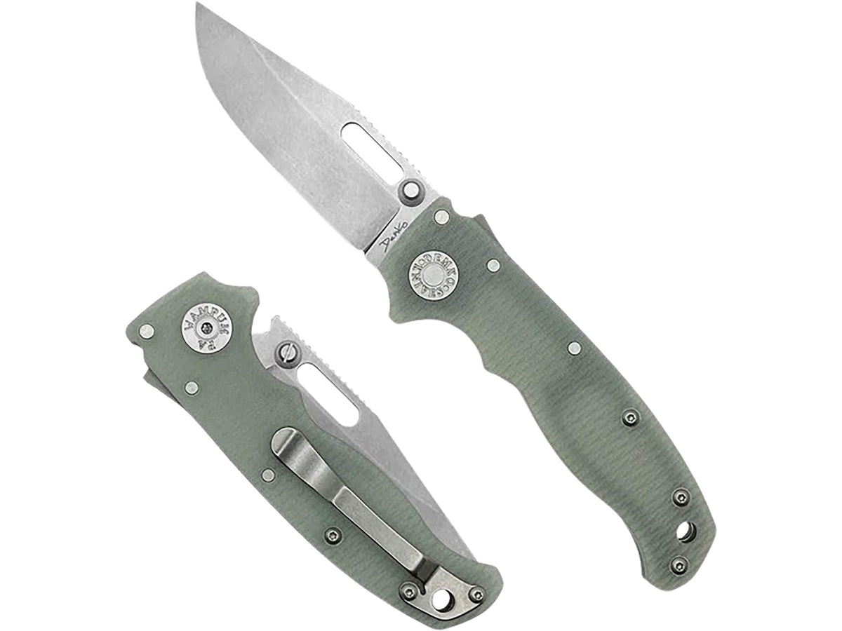 DEMKO AD20.5 S35VN AD 20.5 Shark Lock Andrew Demko Knives CPM-S35VN (G10 Natural