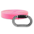 Rock-N-Rescue Heavyweight Nylon Tubular Webbing Pink 25 ft Bundle w/Raider Quik