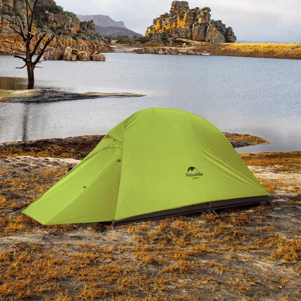 Naturehike Cloud-Up 1 Person Lightweight Backpacking Tent with Footprint - 3 Sea, view 8