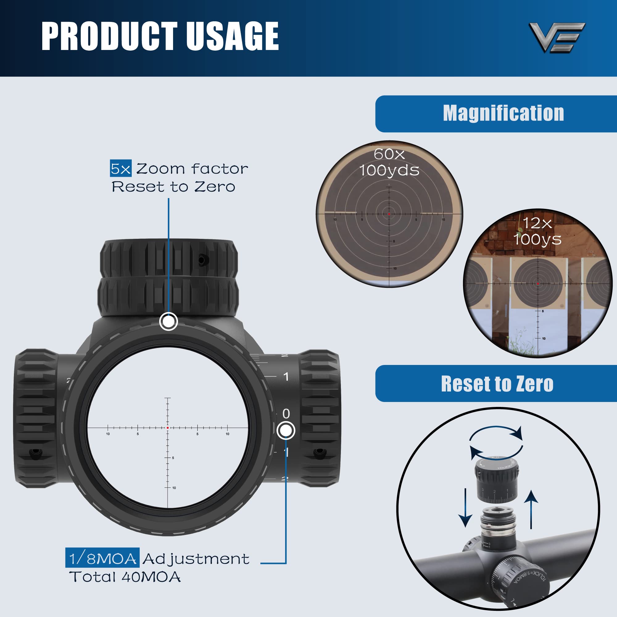 Vector Optics Minotaur 12-60x60 34mm Monotube MFL SFP Riflescope