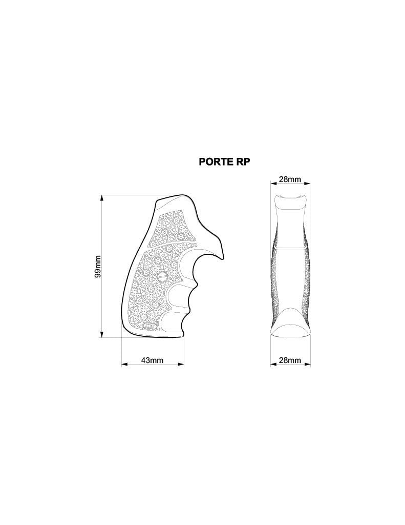 MBT GRIPS/Bold Grip® - EDC Small - Grip for Taurus 85, 85S, 327, 380, 605, 856,, view 4