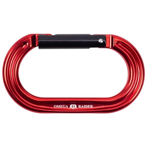 Omega Pacific Raider Aluminum Keylock Straight Gate Carabiner