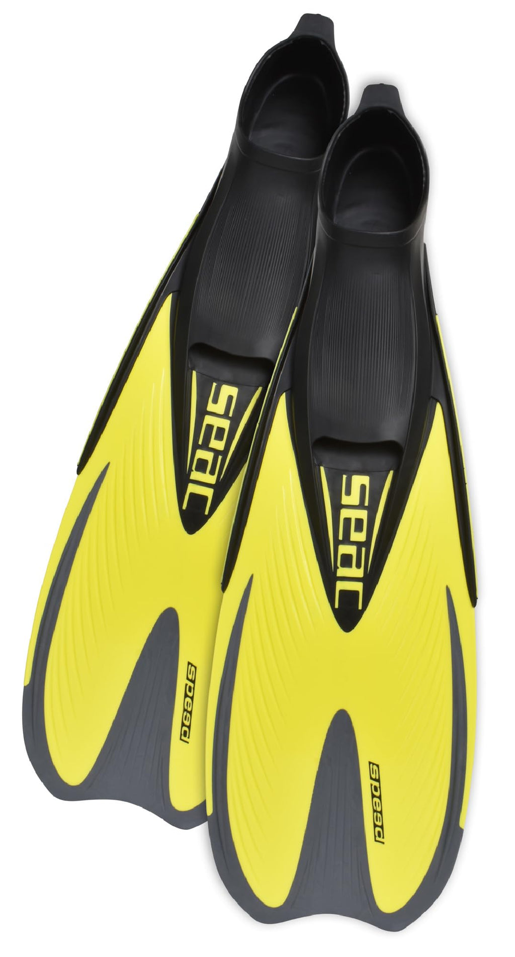SEAC Speed Snorkeling Swim Fins (Yellow, 26/28 EU), view 2