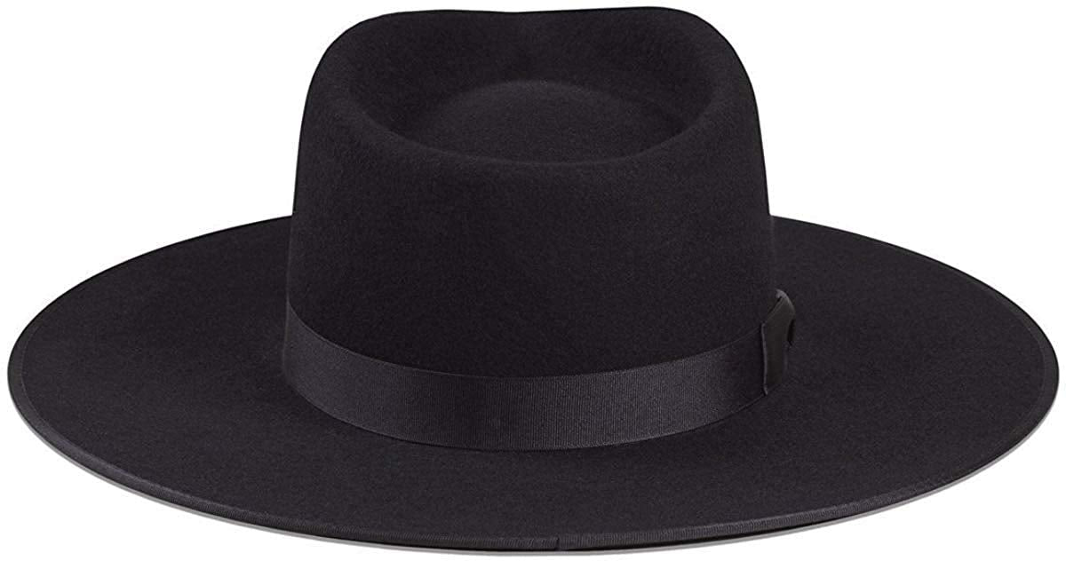 Lack of Color Women's Rancher Fedora Hat (Noir, Small (55 cm))