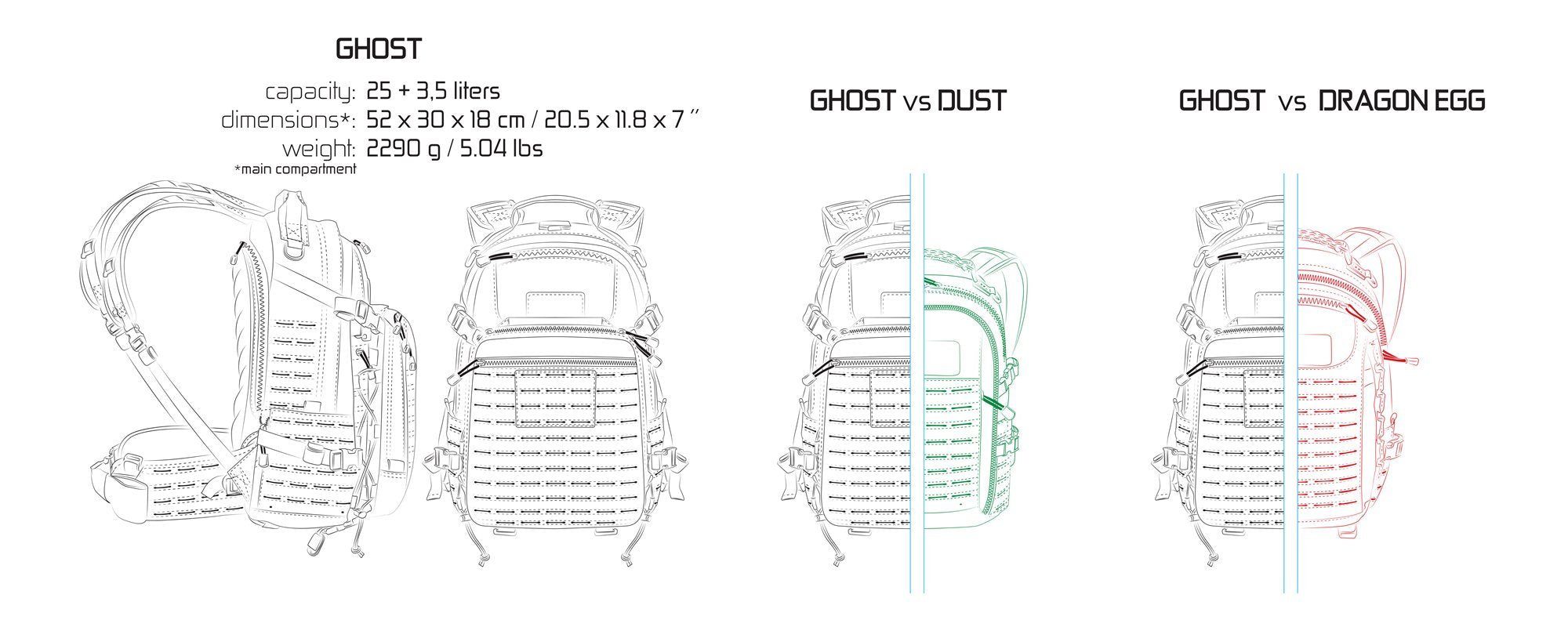 Direct Action Ghost Mk II Tactical Backpack Coyote Brown 31