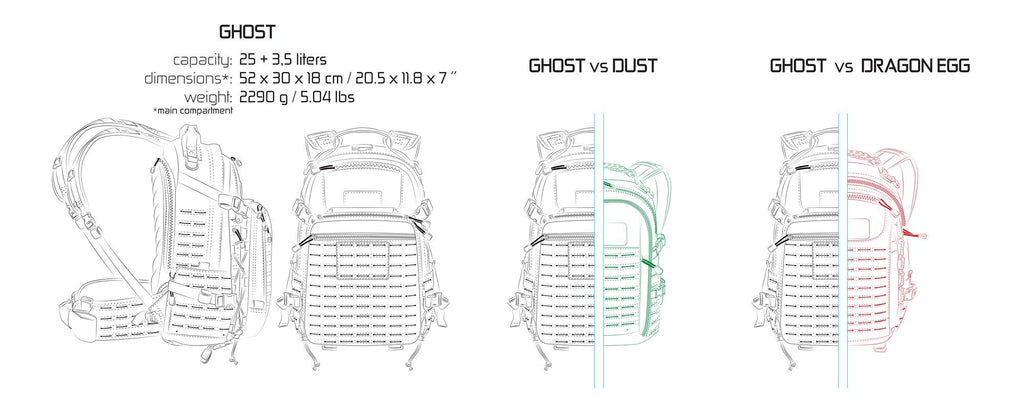 Direct Action Ghost Mk II Tactical Backpack Adaptive Green 31, view 8