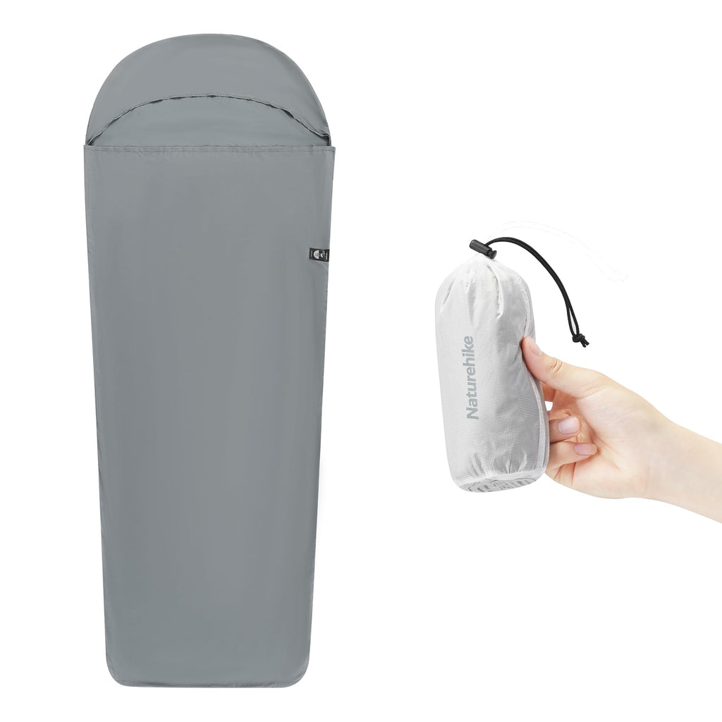 Naturehike 4.5oz Ultralight Washable Sleeping Bag Liner, Lightweight Adult Sleep