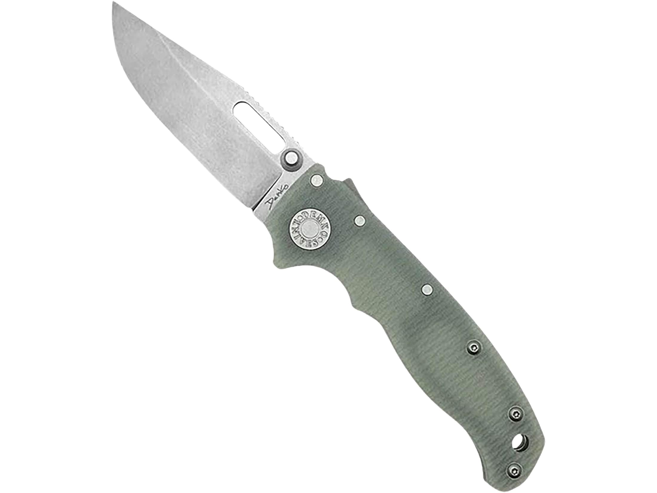 DEMKO AD20.5 S35VN AD 20.5 Shark Lock Andrew Demko Knives CPM-S35VN (G10 Natural