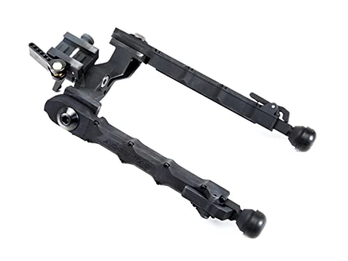 ACCU-TAC WB-5 Wide Body Bipod, Flat Black, WBB-0500