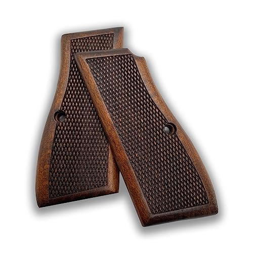 ZibGrips Classical Series Browning Hi Power Wood Grips, view 2