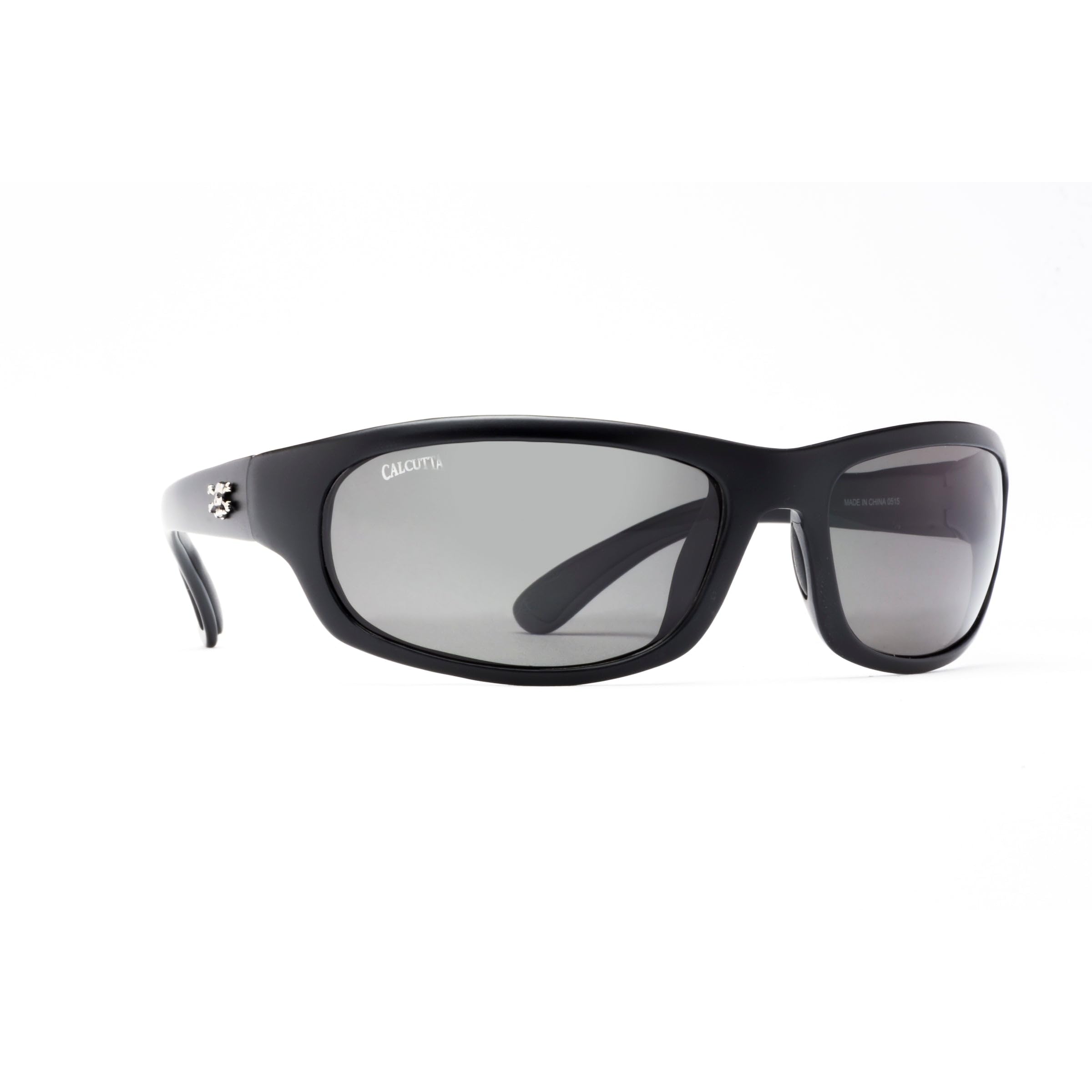 Calcutta Horseshoe Polarized Sunglasses Matte Black Frame/Gray Lens