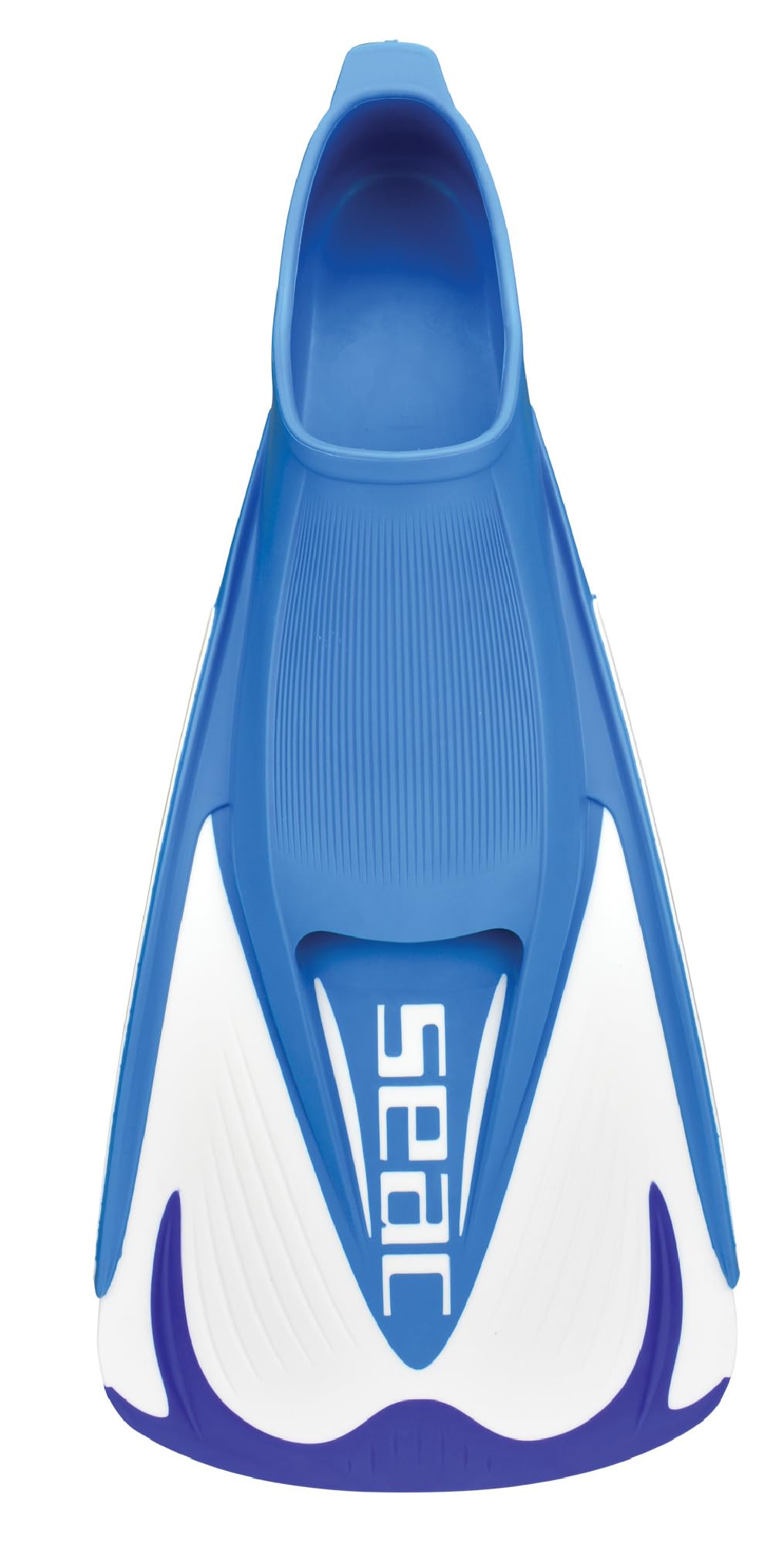 SEAC Men's Team Snorkeling Swim Fins, Blue, Small/7-7.5, view 3