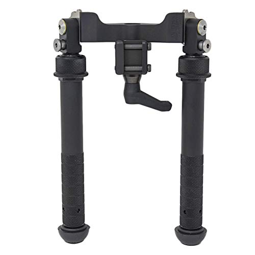 Atlas Super Cal BT72 Bipod - Two-Screw 1913 Rail Clamp, Black