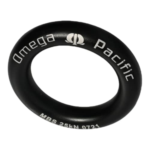 Omega Pacific Rappel Ring - Solid Seamless Aluminum Design, Outdoor Adventure