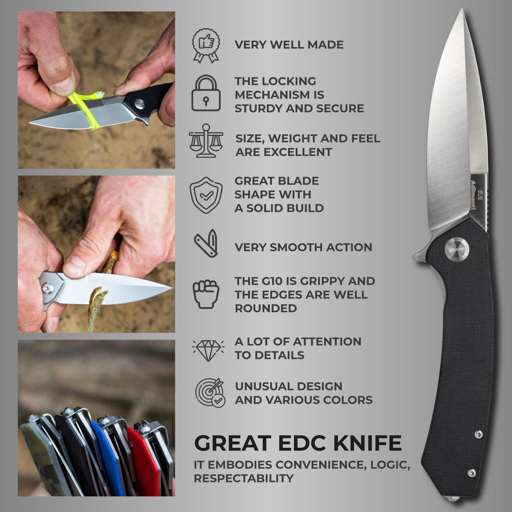 Firebird GANZO Adimanti Skimen Pocket Folding Knife G10, view 4