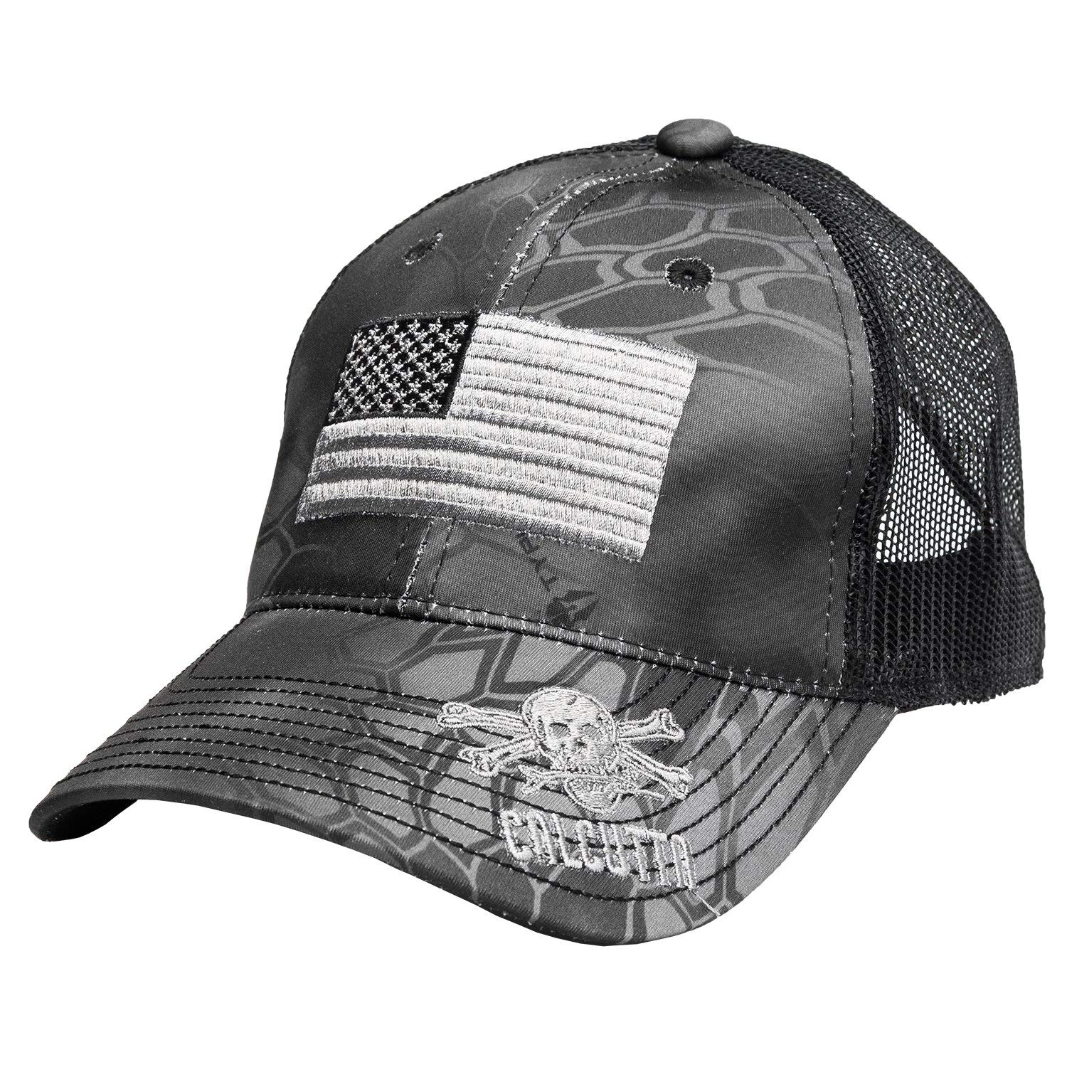 Calcutta Men’s Mesh Baseball Hat – Kryptek Flag Cap