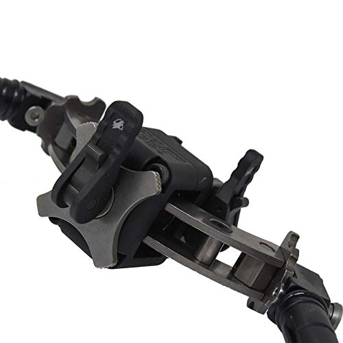 Atlas 5-H Bipod Lever Mount with ARMS 17S Mount, Black